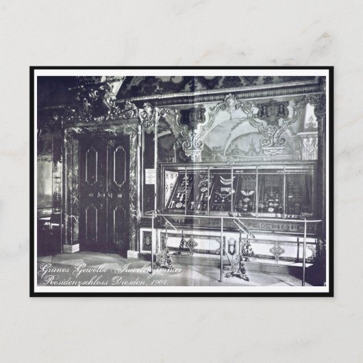 Juwelenzimmer Dresden Green Vault Grünes Gewölbe Briefkaart (Voorkant)