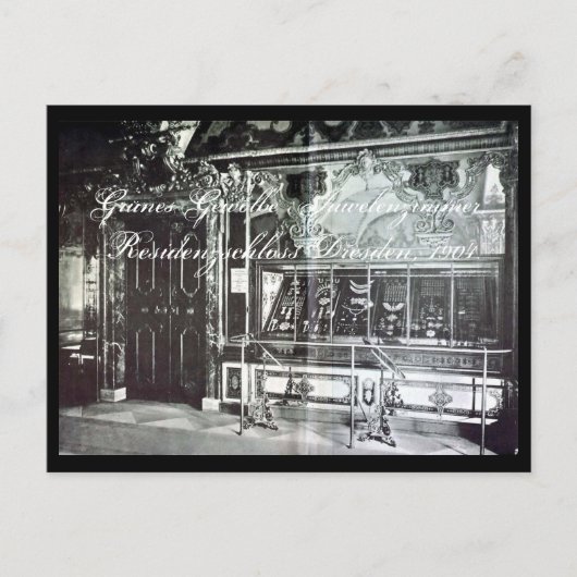Juwelenzimmer Dresden Green Vault Grünes Gewölbe Briefkaart (Voorkant)