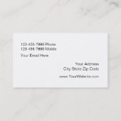 Juweler Visitekaartjes (Achterkant)