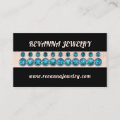 Juwelier Gemoloog Sieraden Design Sales Visitekaartje (Voorkant)