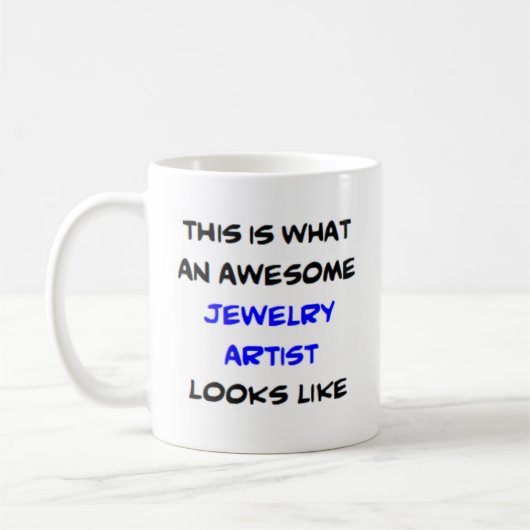 juwelier, geweldige koffiemok (Links)