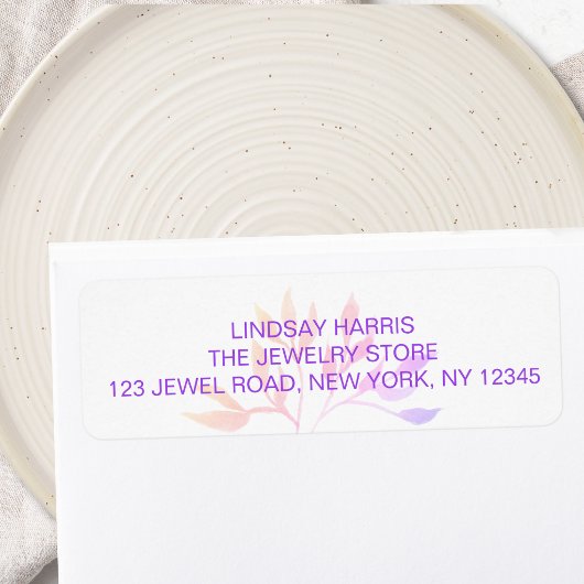 Juwelier Retouradres Etiket