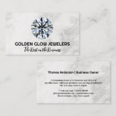 juwelierszaak | diamantsnede visitekaartje (Voorkant / Achterkant)