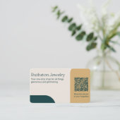 juwelierszaak visitekaartje (Staand voorkant)