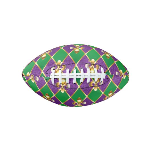 Juwelry Background Mardi Gras American Football (Voorkant)