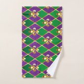 Juwelry Background Mardi Gras Bad Handdoek (Handdoek)