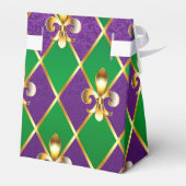 Juwelry Background Mardi Gras Bedankdoosjes (Achterkant)