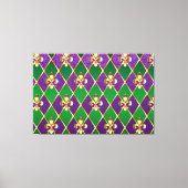 Juwelry Background Mardi Gras Canvas Afdruk (Voorkant)