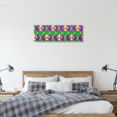 Juwelry Background Mardi Gras Canvas Afdruk (Insitu (Slaapkamer))