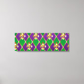 Juwelry Background Mardi Gras Canvas Afdruk (Voorkant)