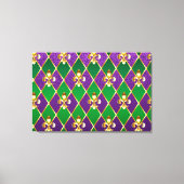 Juwelry Background Mardi Gras Canvas Afdruk (Voorkant)