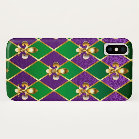 Juwelry Background Mardi Gras Case-Mate iPhone Case (Achterkant (horizontaal))