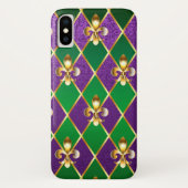 Juwelry Background Mardi Gras Case-Mate iPhone Case (Achterkant)