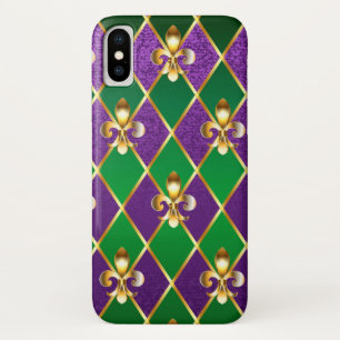 Juwelry Background Mardi Gras Case-Mate iPhone Case