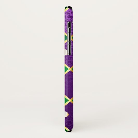 Juwelry Background Mardi Gras Case-Mate iPhone Case (Achterkant/links)