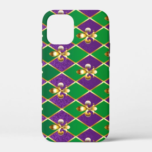 Juwelry Background Mardi Gras Case-Mate iPhone Case (Achterkant)
