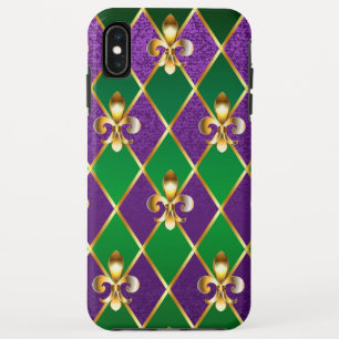 Juwelry Background Mardi Gras Case-Mate iPhone Case