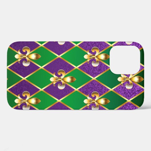 Juwelry Background Mardi Gras Case-Mate iPhone Case (Achterkant (horizontaal))