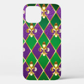 Juwelry Background Mardi Gras Case-Mate iPhone Case (Achterkant)