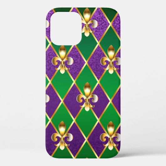 Juwelry Background Mardi Gras Case-Mate iPhone Case (Achterkant)