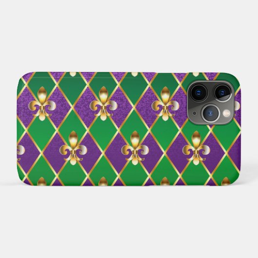 Juwelry Background Mardi Gras Case-Mate iPhone Case (Achterkant (horizontaal))