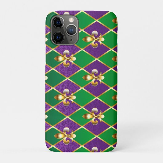 Juwelry Background Mardi Gras Case-Mate iPhone Case (Achterkant)