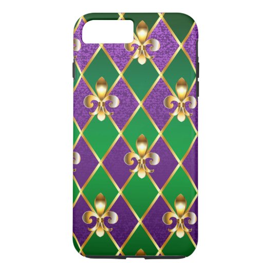 Juwelry Background Mardi Gras Case-Mate iPhone Case (Achterkant)