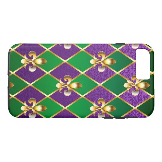 Juwelry Background Mardi Gras Case-Mate iPhone Case (Achterkant (Horizontaal))