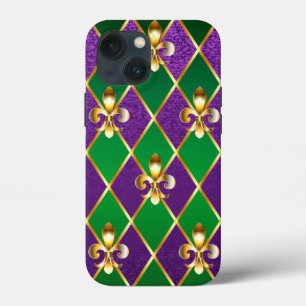 Juwelry Background Mardi Gras Case-Mate iPhone Case