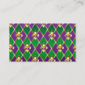 Juwelry Background Mardi Gras Contactkaartje (Voorkant)