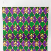 Juwelry Background Mardi Gras Drieluik Programma (Binnenzijde eerst)