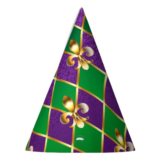 Juwelry Background Mardi Gras Feesthoedjes (Links)