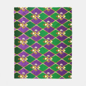 Juwelry Background Mardi Gras Fleece Deken (Voorkant)