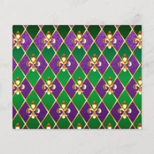 Juwelry Background Mardi Gras Flyer