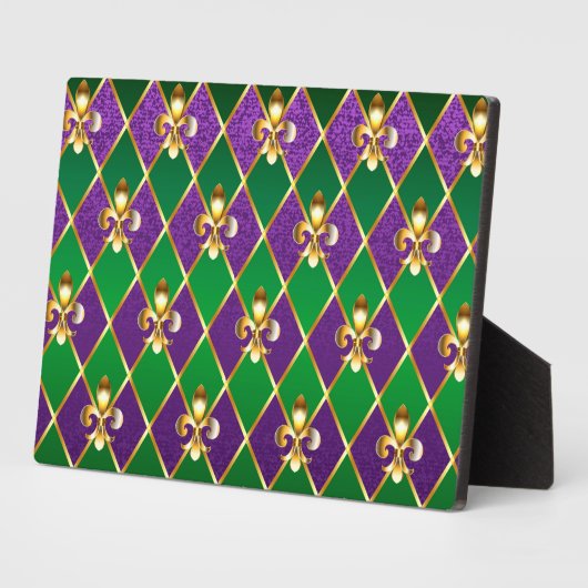 Juwelry Background Mardi Gras Fotoplaat (Zijkant)