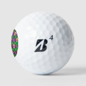 Juwelry Background Mardi Gras Golfballen (Logo)