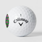 Juwelry Background Mardi Gras Golfballen (Logo)