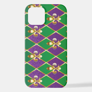 Juwelry Background Mardi Gras iPhone 12 Hoesje