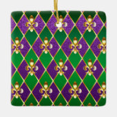 Juwelry Background Mardi Gras Keramisch Ornament (Voorkant)