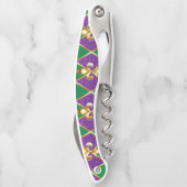 Juwelry Background Mardi Gras Kurkentrekker (Achterkant)