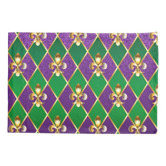 Juwelry Background Mardi Gras Kussensloop (Achterkant)