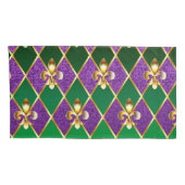 Juwelry Background Mardi Gras Kussensloop (Achterkant-Rechts)