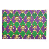 Juwelry Background Mardi Gras Kussensloop (Achterkant-Links)