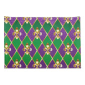 Juwelry Background Mardi Gras Kussensloop (Achterkant-Rechts)