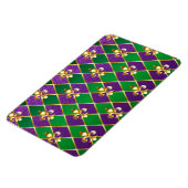 Juwelry Background Mardi Gras Magneet (Linkerzijde)