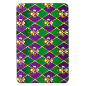 Juwelry Background Mardi Gras Magneet (Verticaal)
