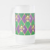 Juwelry Background Mardi Gras Matglas Bierpul (Voorkant links)
