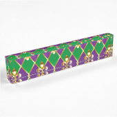 Juwelry Background Mardi Gras Naambordje