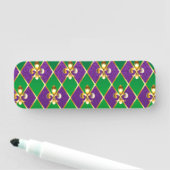 Juwelry Background Mardi Gras Naamplaatje (In situ)