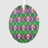 Juwelry Background Mardi Gras Ornament (voorkant)